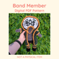 Band Member Crochet Pattern // NOT A PHYSICAL ITEM