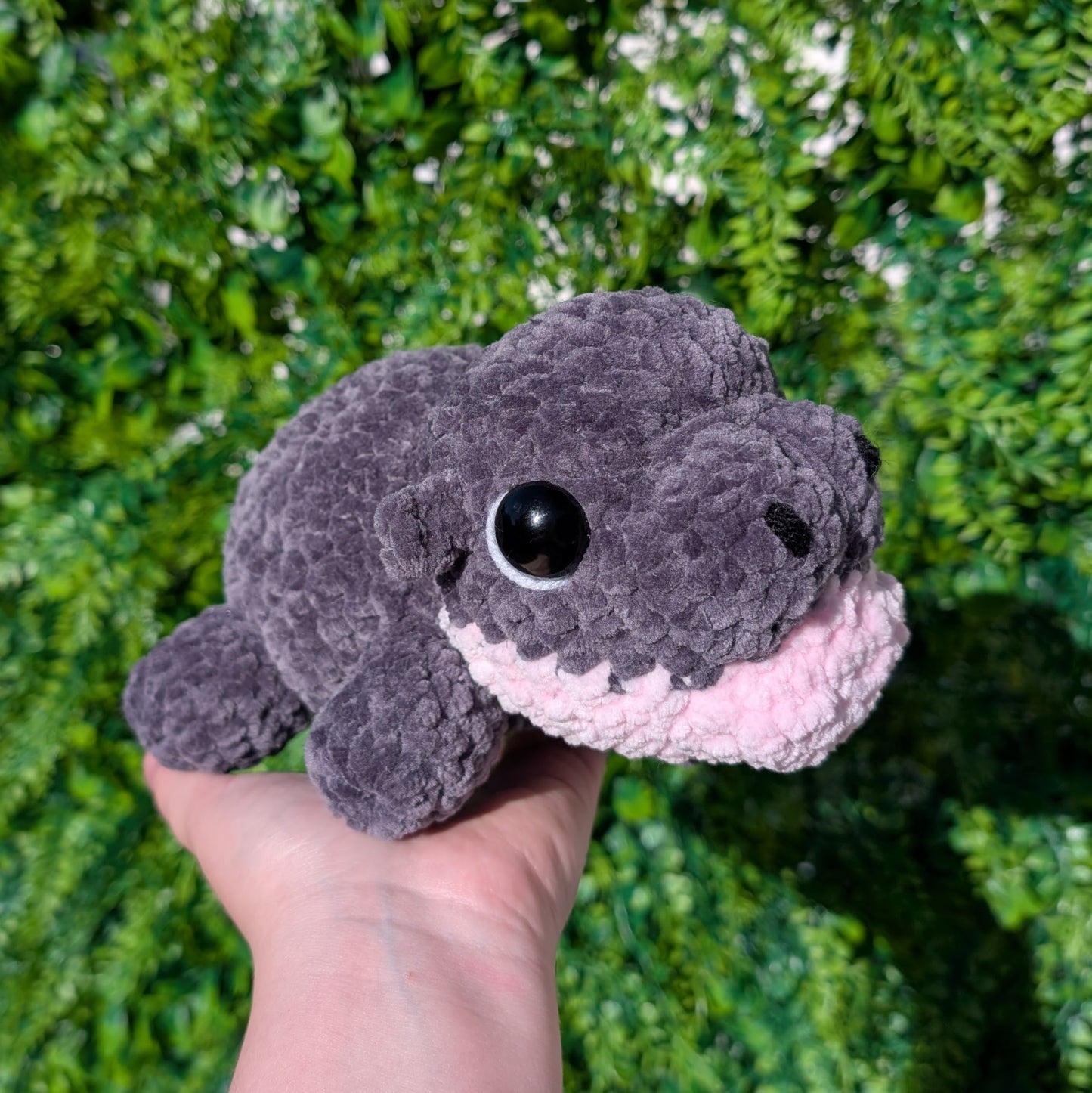 Moo Deng Baby Hippo Crochet Plushie [Archived]