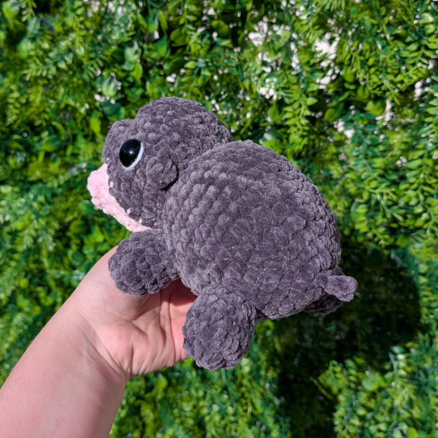 Moo Deng Baby Hippo Crochet Plushie [Archived]