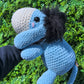 Jumbo Sad Sleepy Donkey Friend Crochet Plushie