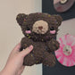 Cosmic Brownie Confetti Teddy Bear Crochet Plushie