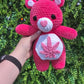 Pink Stoney Bear Crochet Plushie