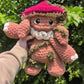 Brown Mossy Shroomkin Mushroom Plushie