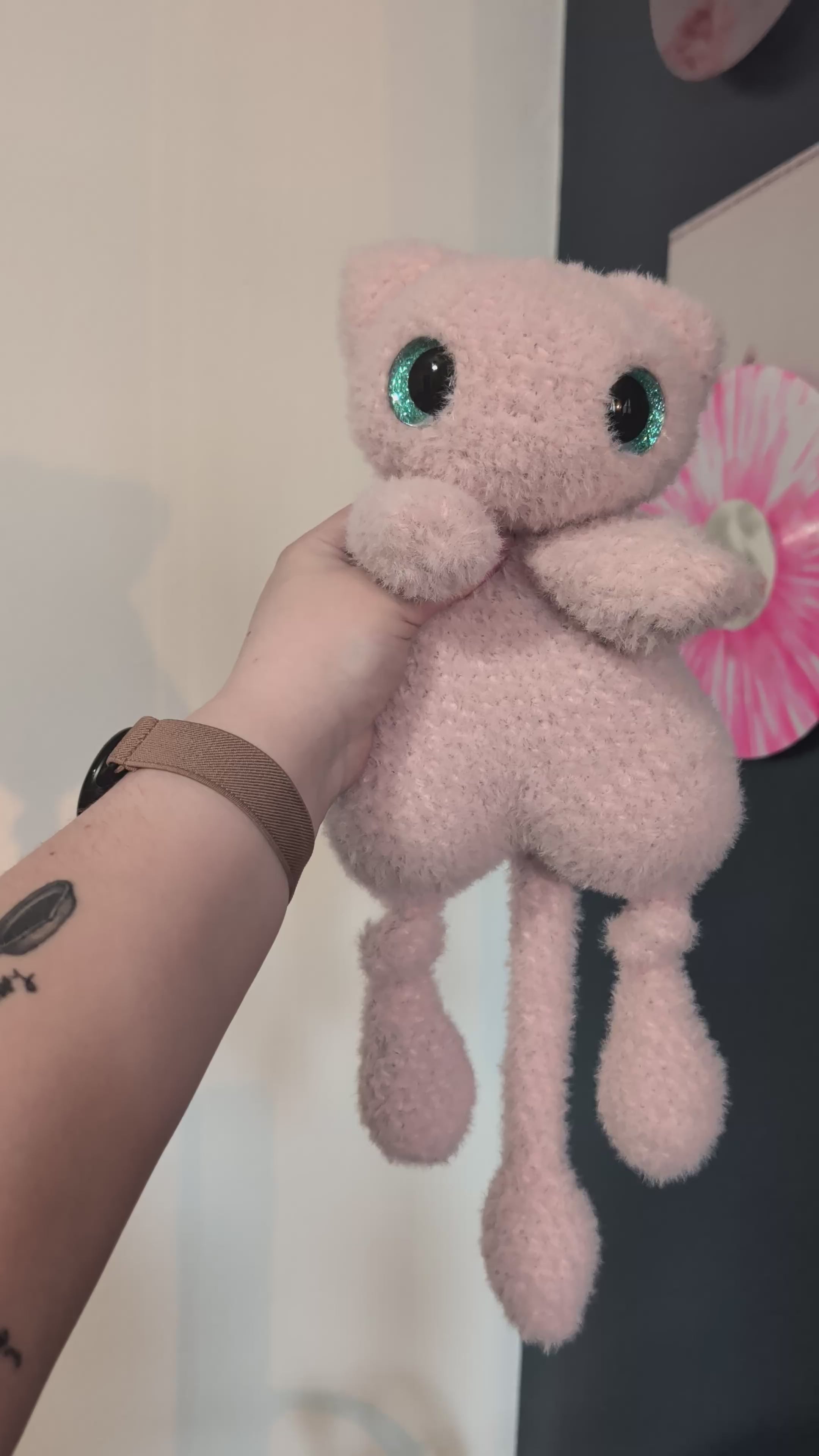 Jumbo Fuzzy Legendary Space Cat Snuggler Crochet Plushie
