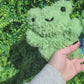 Fluffy Frog Crochet Plushie