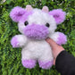 Fluffy Purple Cow Crochet Plushie