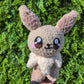 Jumbo Fuzzy Fox Pocket Monster Crochet Plushie