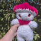 Fluffy Mushroom Crochet Plushie