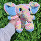 Baby Blue Pastel Elephant Crochet Plushie