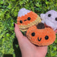 Mini Candy Corn, Ghost, or Pumpkin Crochet Plushie