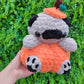 Jumbo Pug en un peluche de crochet de calabaza [Archivado]