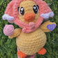 CUSTOM ORDER Jumbo Duck wearing Bonnet Crochet Plushie [Archived]