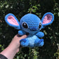 Blue Alien Family Friend Crochet Plushie
