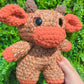 Cinnamon Spice Cow Crochet Plushie