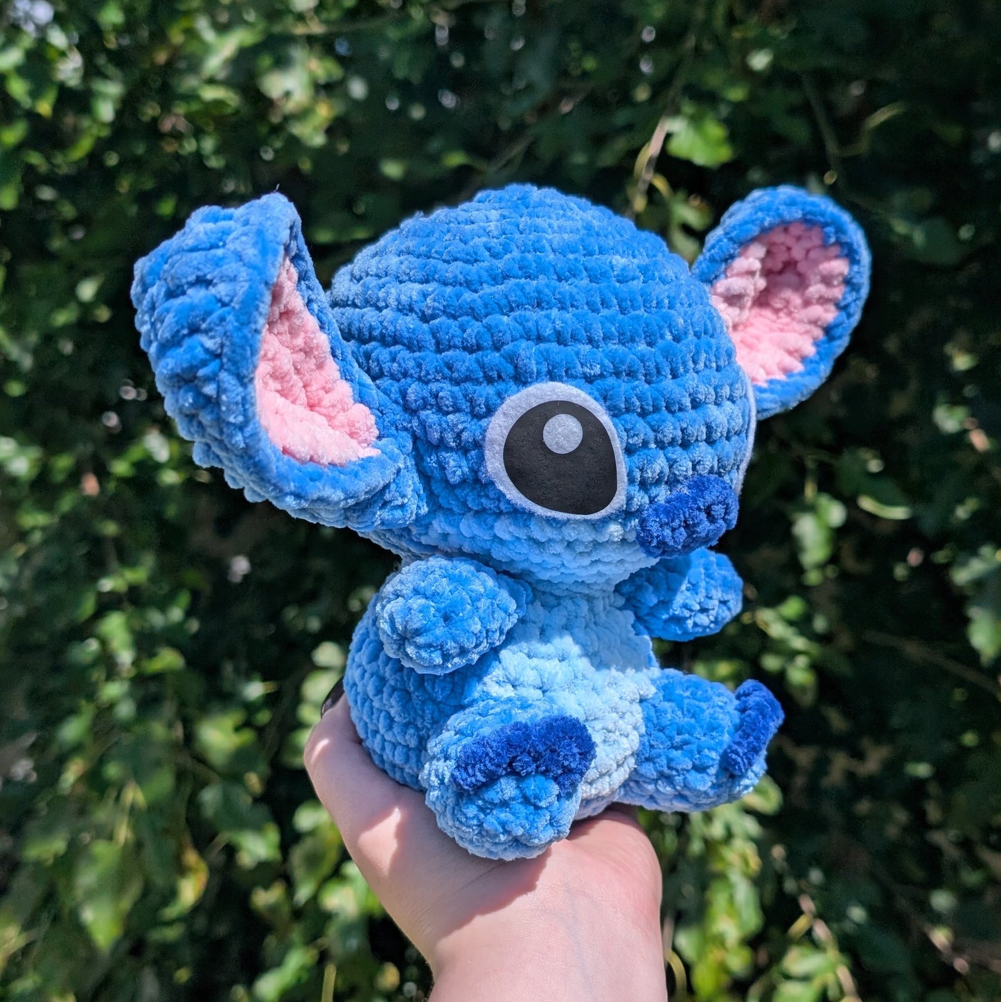 Blue Alien Family Friend Crochet Plushie