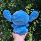 Blue Alien Family Friend Crochet Plushie