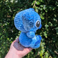 Blue Alien Family Friend Crochet Plushie