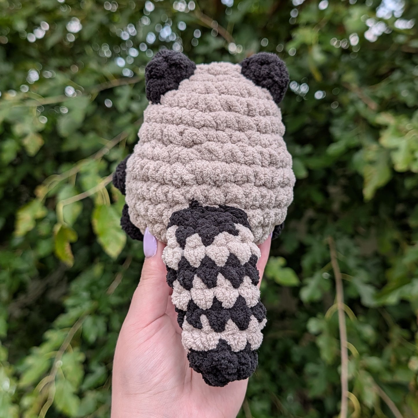 Chubby Raccoon Crochet Plushie