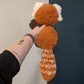MADE TO ORDER Jumbo Fluffy Red Panda Snuggler Crochet Plushie
