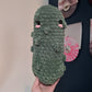 Jumbo Pickle Crochet Plushie