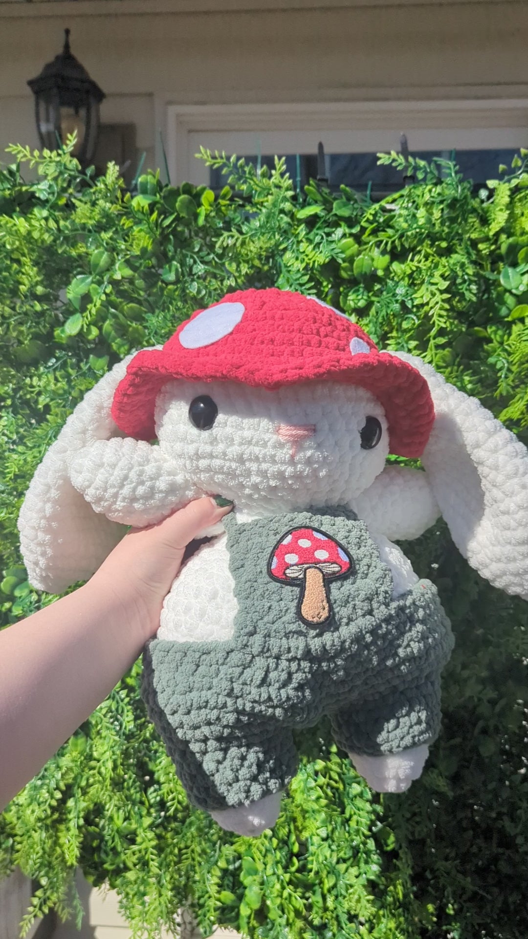 Offers Jumbo Crochet Bunny with Hat