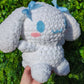 MADE TO ORDER Jumbo Kawaii Japanese White Dog Bunny Crochet Plushie