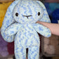 Jumbo Fuzzy Blueberry Bunny Crochet Plushie [Archived]