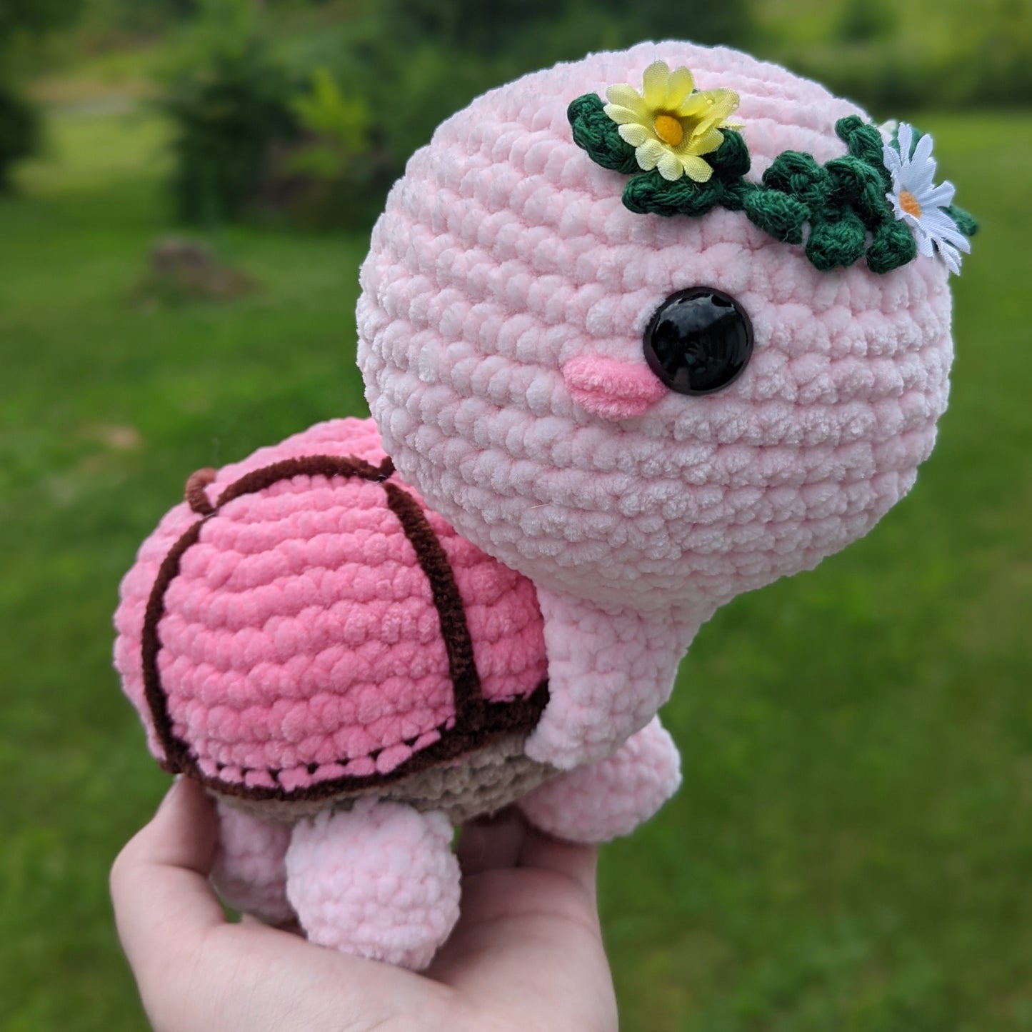 Flora the Flower Turtle Crochet Plushie [Archived]