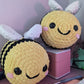 HECHO A PEDIDO Jumbo Classic Bee Crochet Plushie
