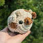 HECHO A PEDIDO Chocolate Chubby Cow Stress Ball Crochet Plushie