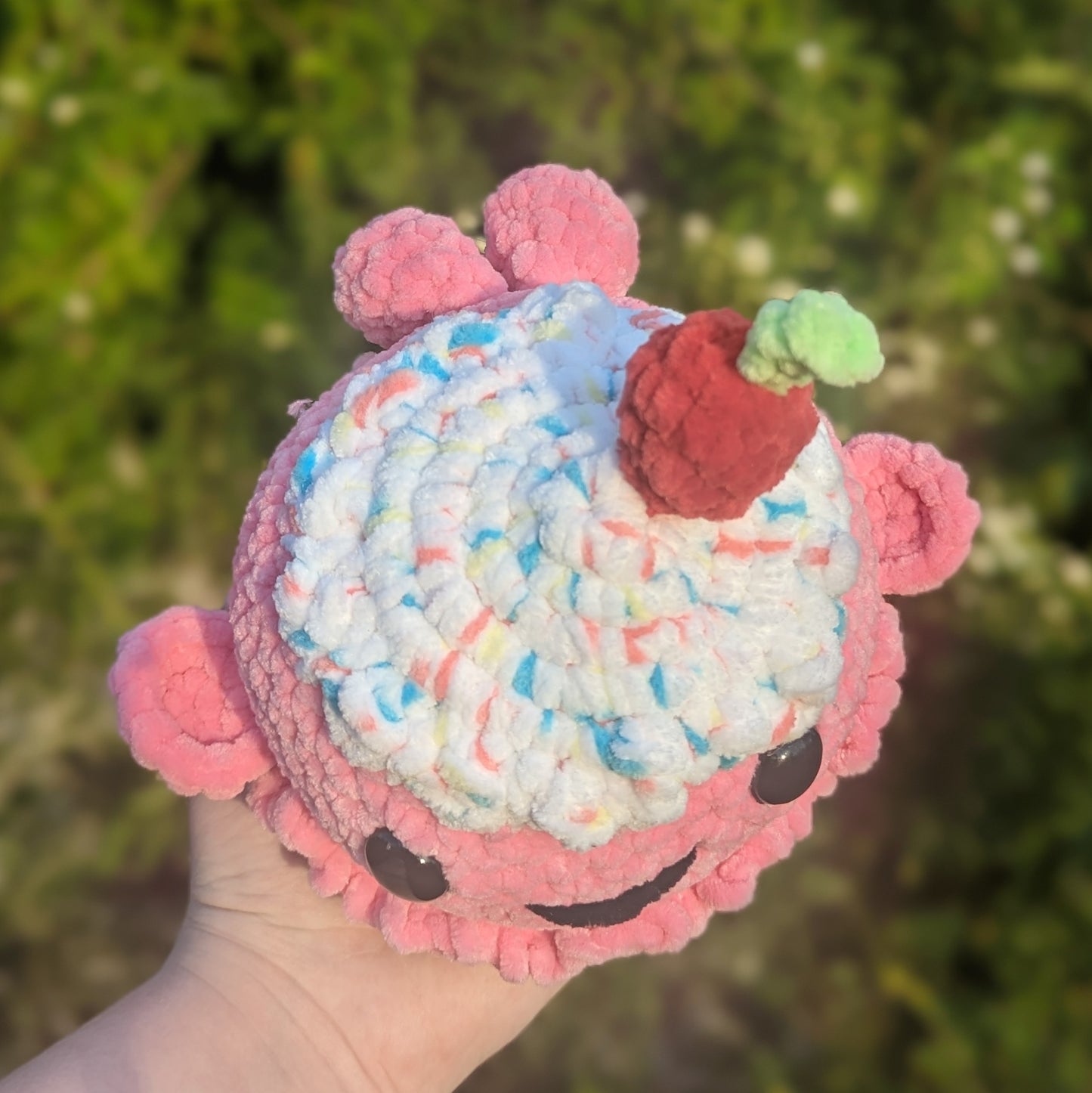 2-in-1 Dessert Whale Cupcake and Ice Cream Crochet Pattern // NOT PHYSICAL ITEM