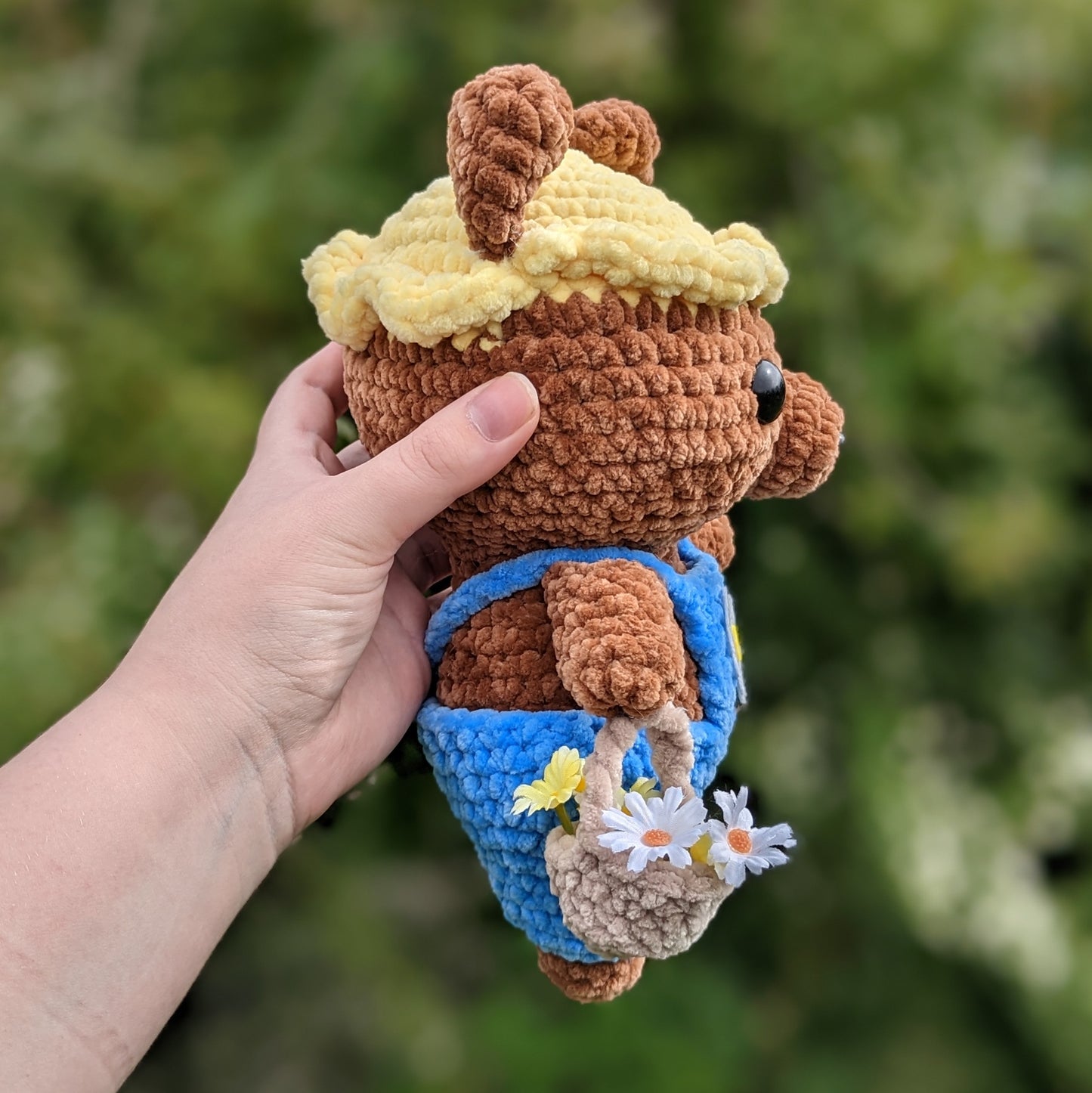 Nature Bears in Overalls Crochet Pattern // NOT PHYSICAL ITEM