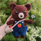Apple Orchard Bear Crochet Plushie (removable accessories) [Archived]