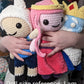 HECHO A PEDIDO Jumbo Princess Bubblegum también conocido como Bonnie Crochet Plushie