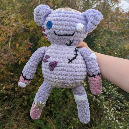 HECHO A PEDIDO Jumbo Hambo Crochet Plushie // Hambo nuevo o usado (muy querido)