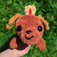 MADE TO ORDER Jumbo Hot Dog Princess Crochet Plushie