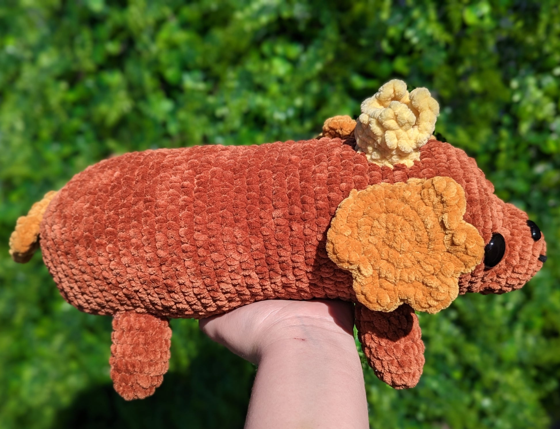 MADE TO ORDER Jumbo Hot Dog Princess Crochet Plushie – Delarae's