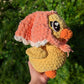 Jumbo Duck wearing Bonnet Crochet Plushie [Archived]