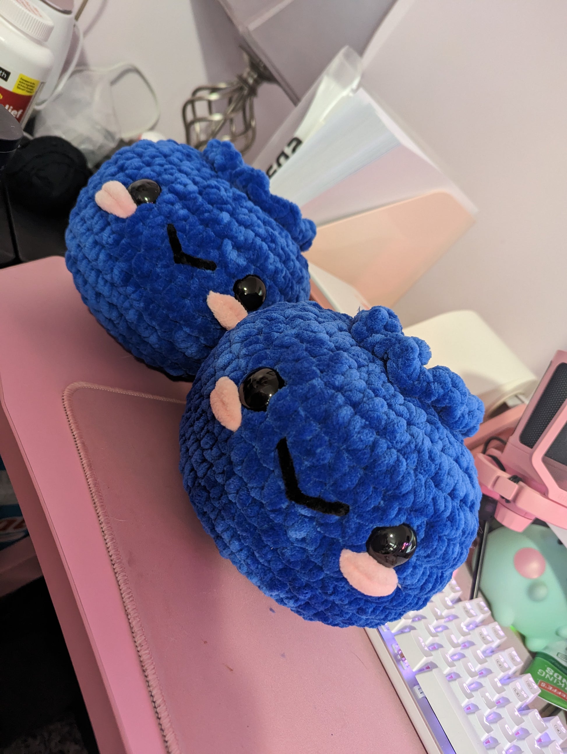 MADE TO ORDER Jumbo Chicken Nugget Crochet Plushie – Delarae's Creations