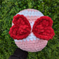 Jumbo Love Bee (heart shaped wings) Crochet Plushie [Archived]