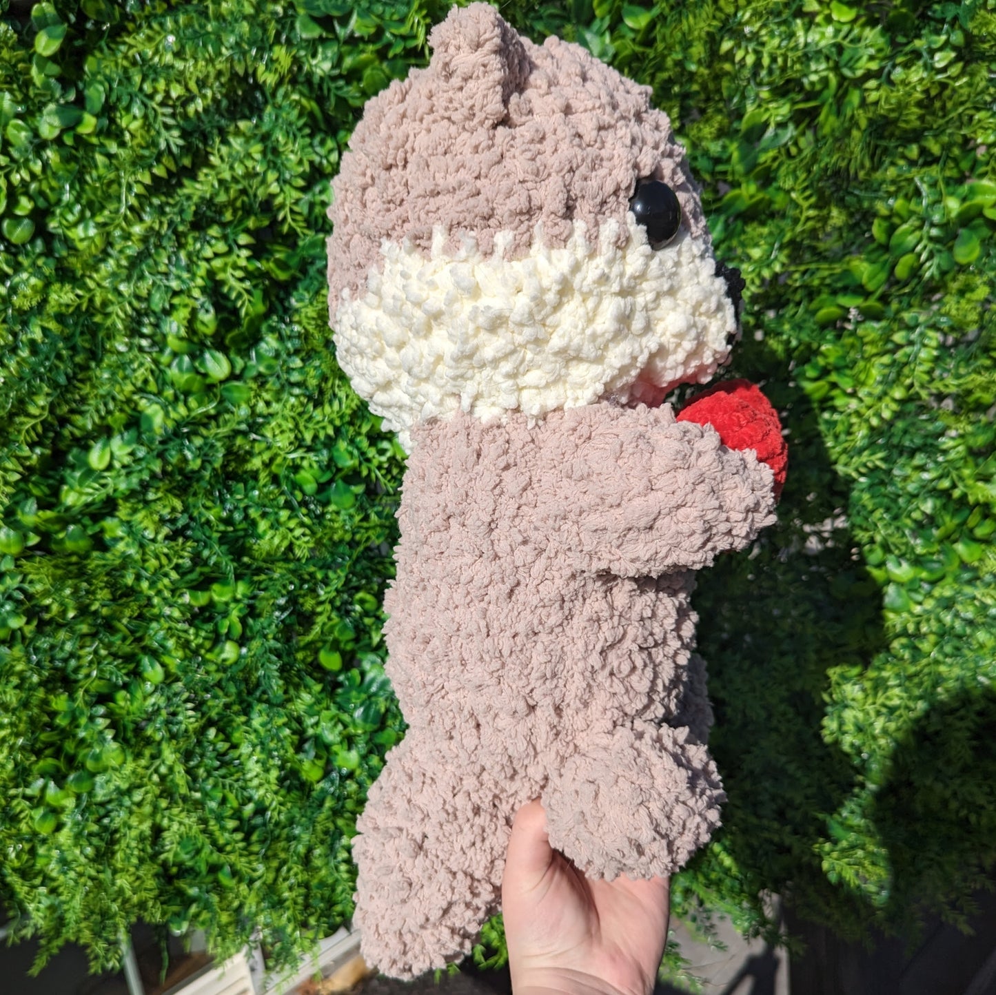 Jumbo Fuzzy Fluffy Otter Crochet Plushie [Archived]