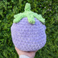 Jumbo Eggplant Crochet Plushie