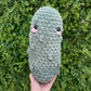 Jumbo Pickle Crochet Plushie