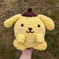 Peluche de ganchillo de perro gordito amarillo japonés Jumbo Kawaii [Archivado]