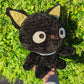 MADE TO ORDER Jumbo Kawaii Japanese Black Kitty Cat Crochet Plushie
