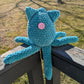 Jumbo Button Eyed Squid Crochet Plushie