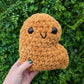 Jumbo Chicken Nugget Crochet Plushie