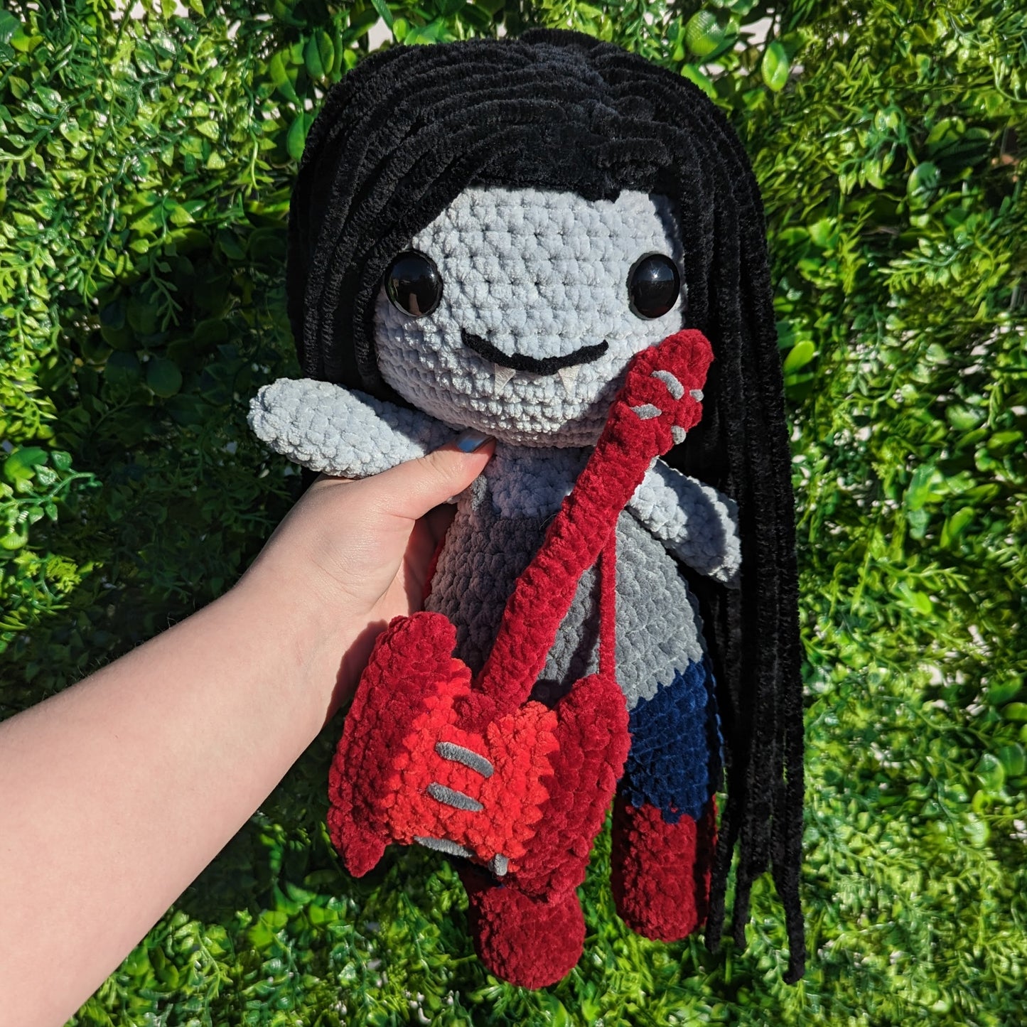 MADE TO ORDER Jumbo Marceline the Vampire Queen Crochet Plushie