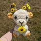 Jumbo Sunflower Baphomet Goat Crochet Plushie [Archived]
