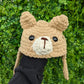 Jumbo Bunny in Teddy Outfit Crochet Plushie (sombrero removible) [Archivado]